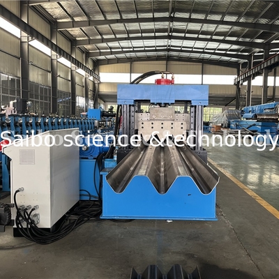 High Afficiency Thrive Beam Roll Forming Machine W Beam Drive By Gear Box