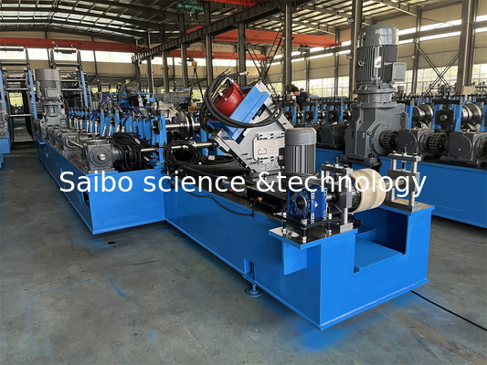 40-50m/Min Solar 10 Stations In Line Punching C Purlin Roll Forming Machine