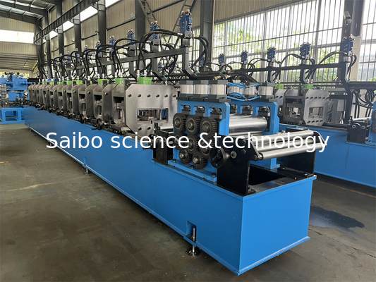40-50m/Min Solar 10 Stations In Line Punching C Purlin Roll Forming Machine