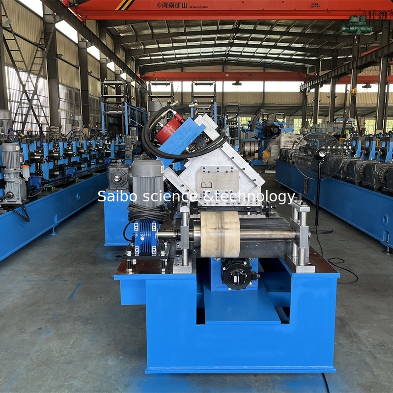 40-50m/Min Solar 10 Stations In Line Punching C Purlin Roll Forming Machine
